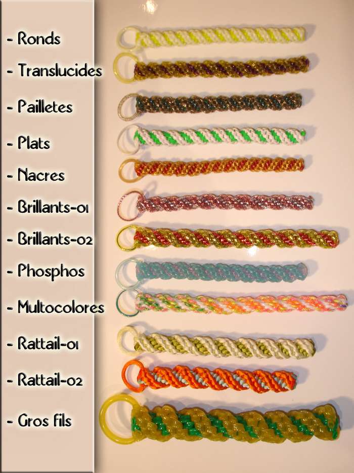 Assortiment de fils à scoubidous torsadés Fluo x30 - Perles & Co